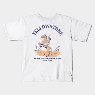 Yellowstone Spirit Of The Wildwest Kids T-Shirt